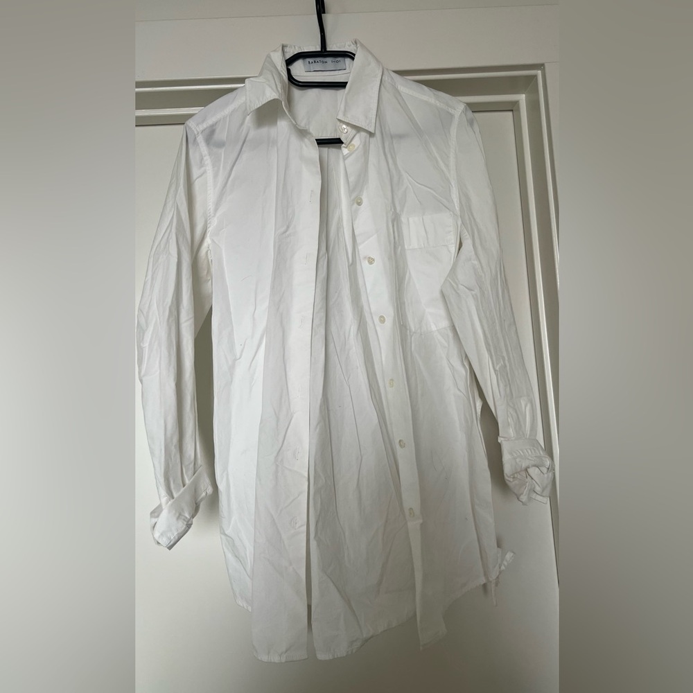 Babaton White Women's Button-Down Shirt